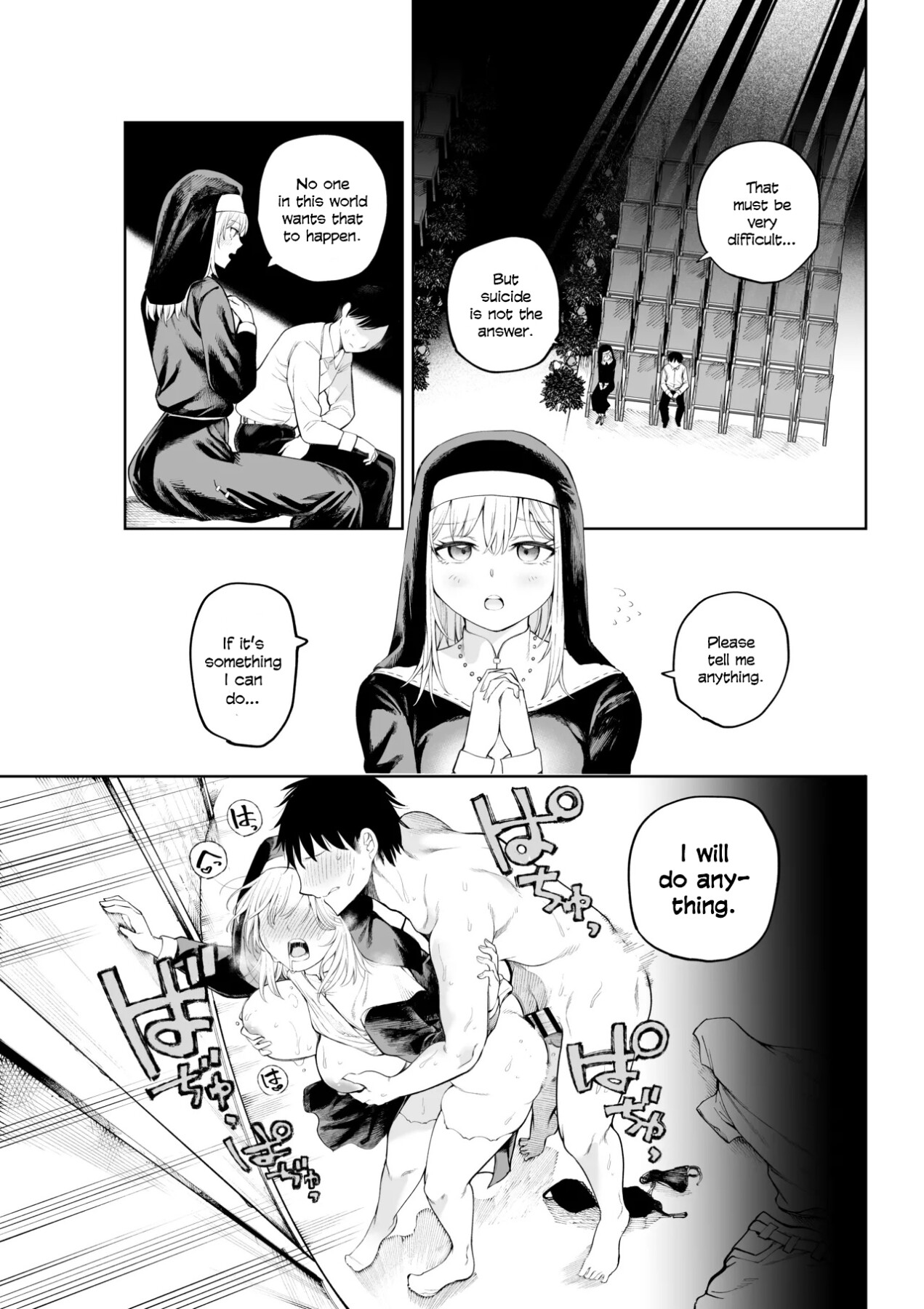 Hentai Manga Comic-Until I fell into depravity with the nun-Read-14